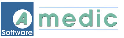 Logo A-Medic - software gestió centres mèdics privats